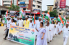 Congress holds jatha to mark Platinum Jubilee of Independence Day
